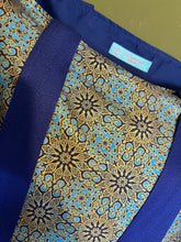 Tote Bag - royal blue and gold mandala print