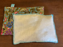 Lavender Filled Sleep Pillow -  Turquoise floral batik